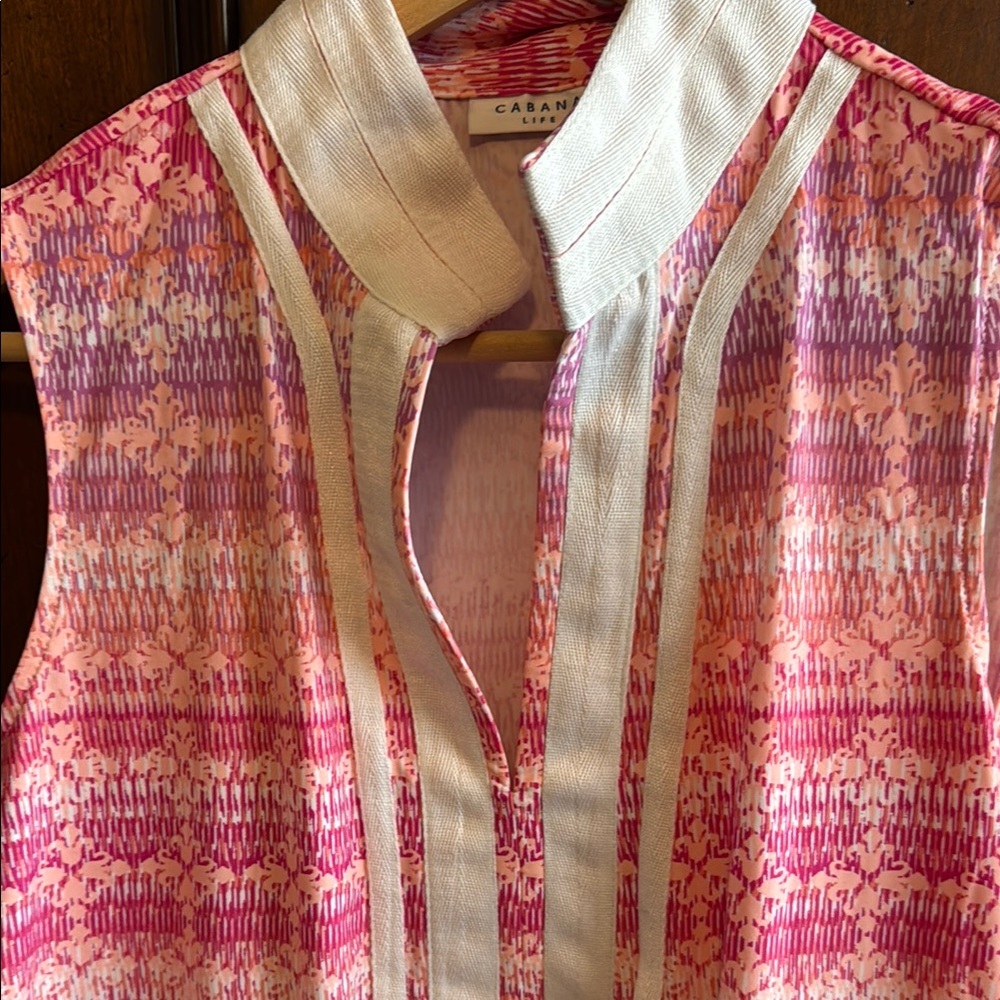 Cabana Life Pink and Purple Sleeveless Dress